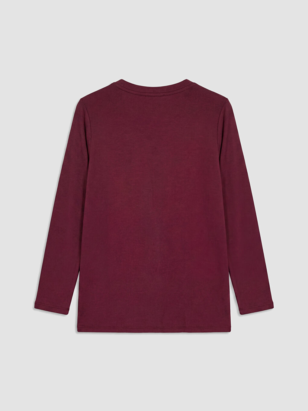 Bordo Bisiklet Yaka Bluz-2