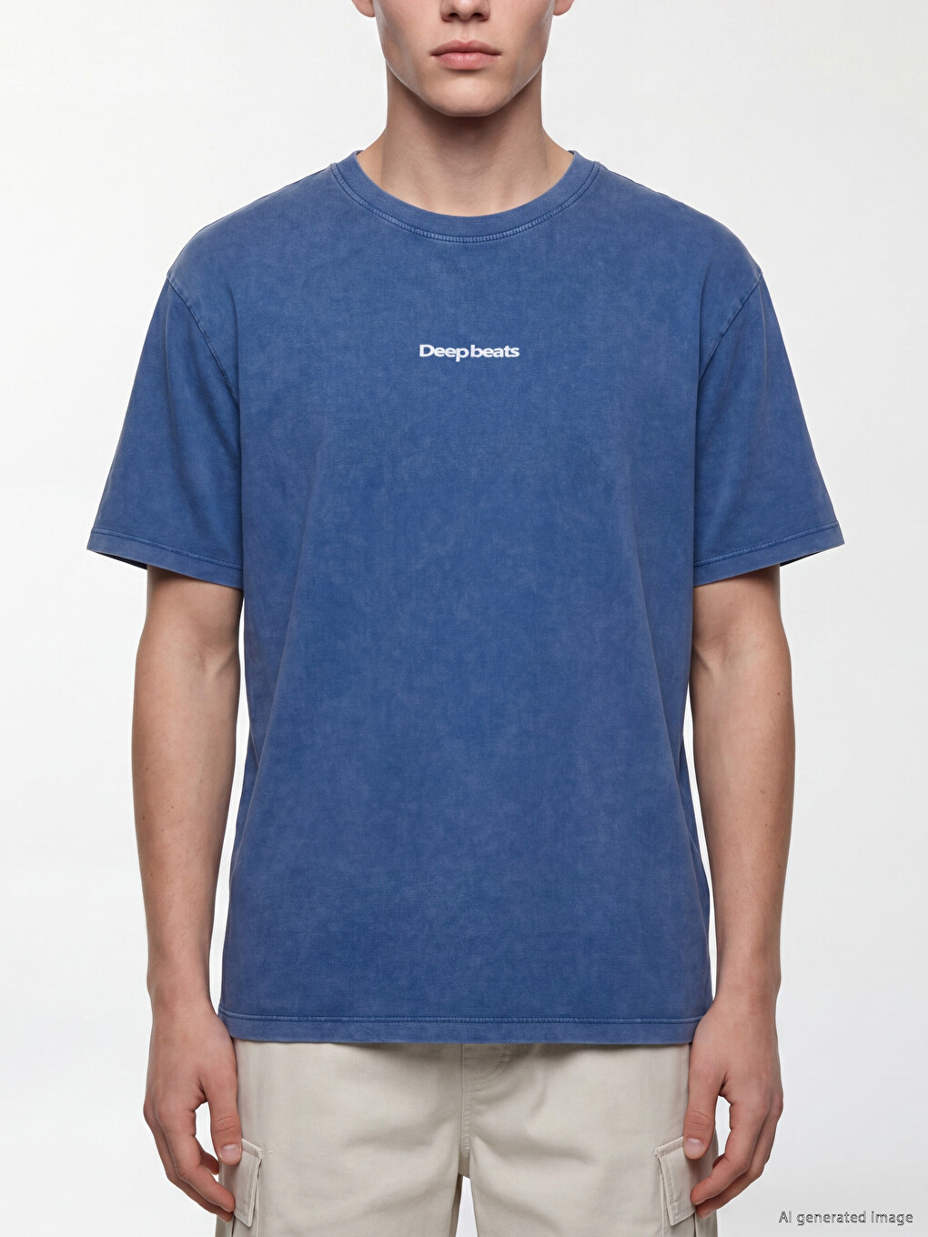Relax Fit Crew Neck Printed Men's T-shirt-2