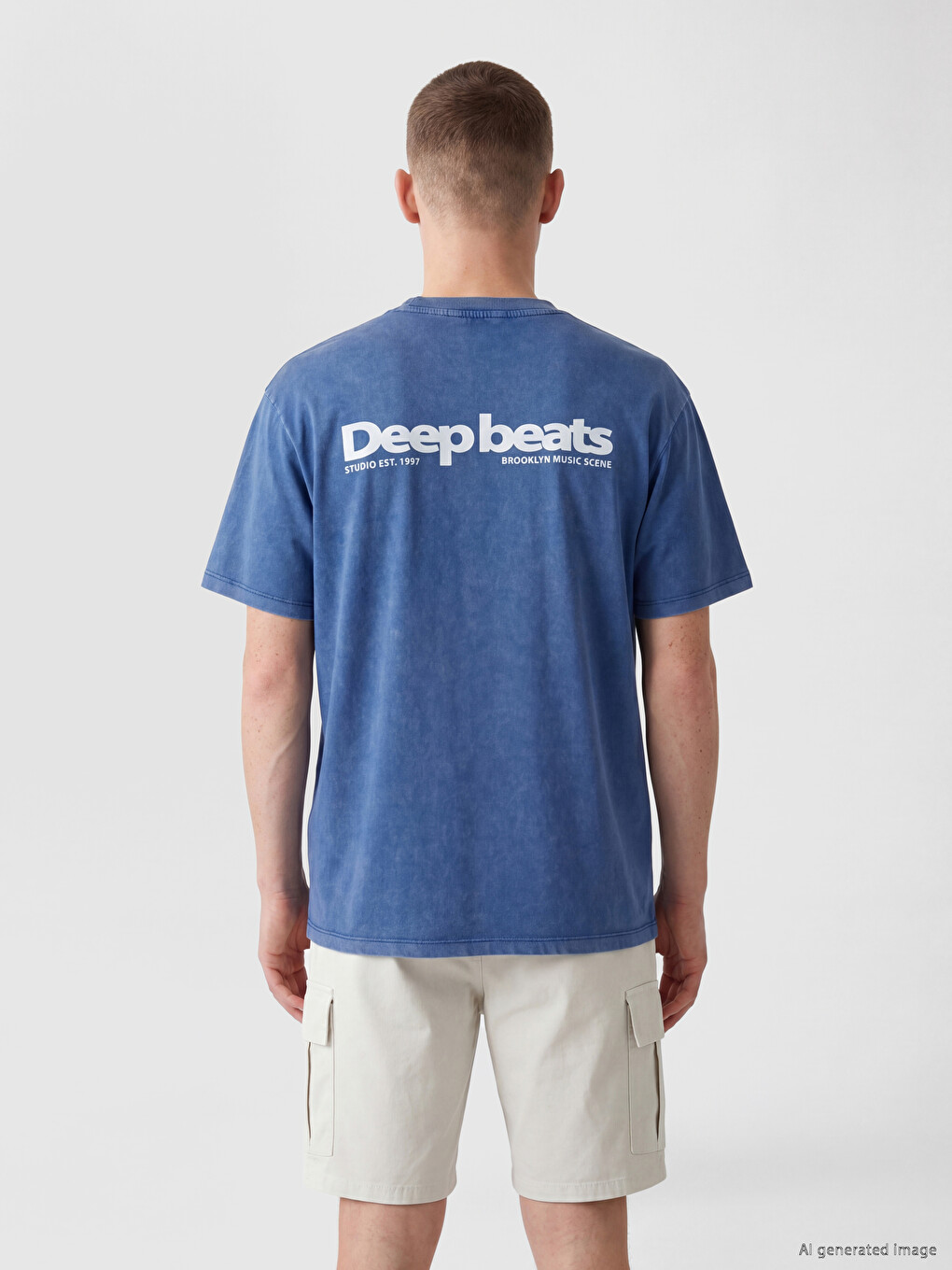 Relax Fit Crew Neck Printed Men's T-shirt-3