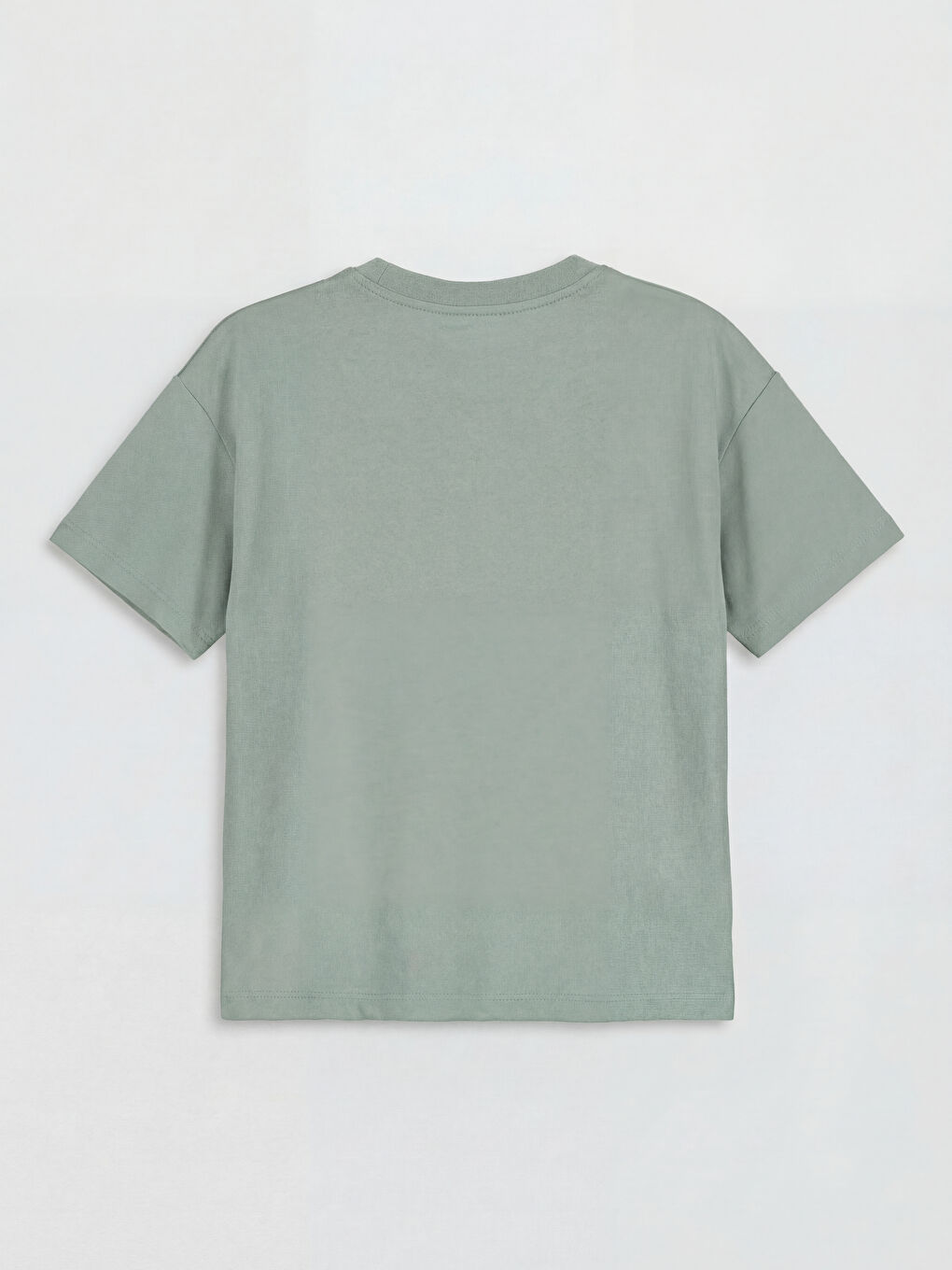 Yeşil Baskılı Erkek Çocuk Şortlu Takım-2