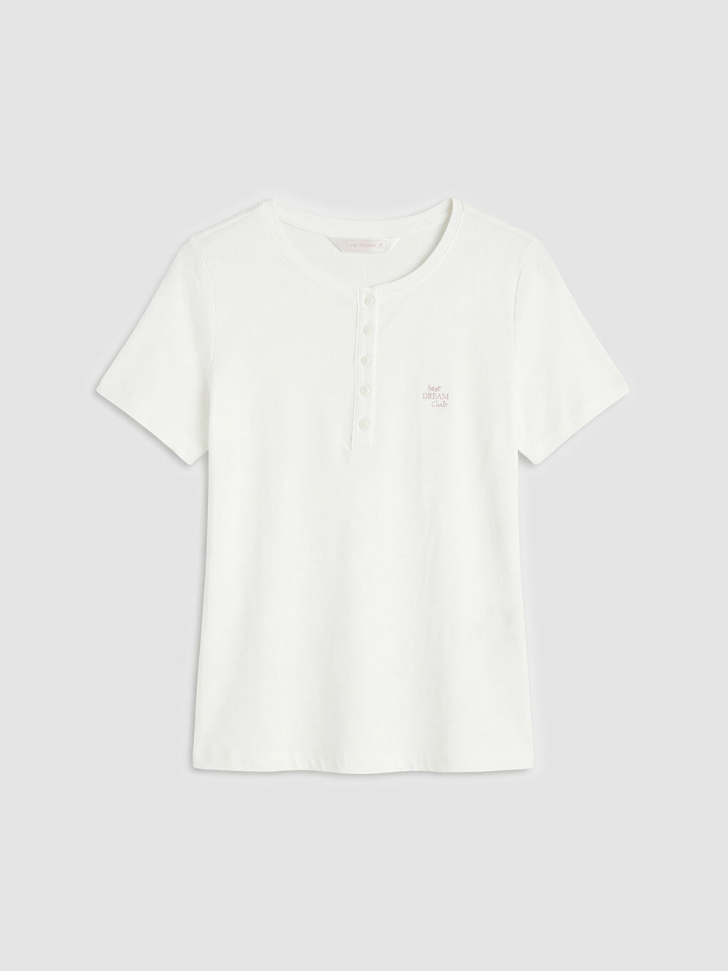 Pembe Çizgili Kadın Kaprili Pijama Takımı-1