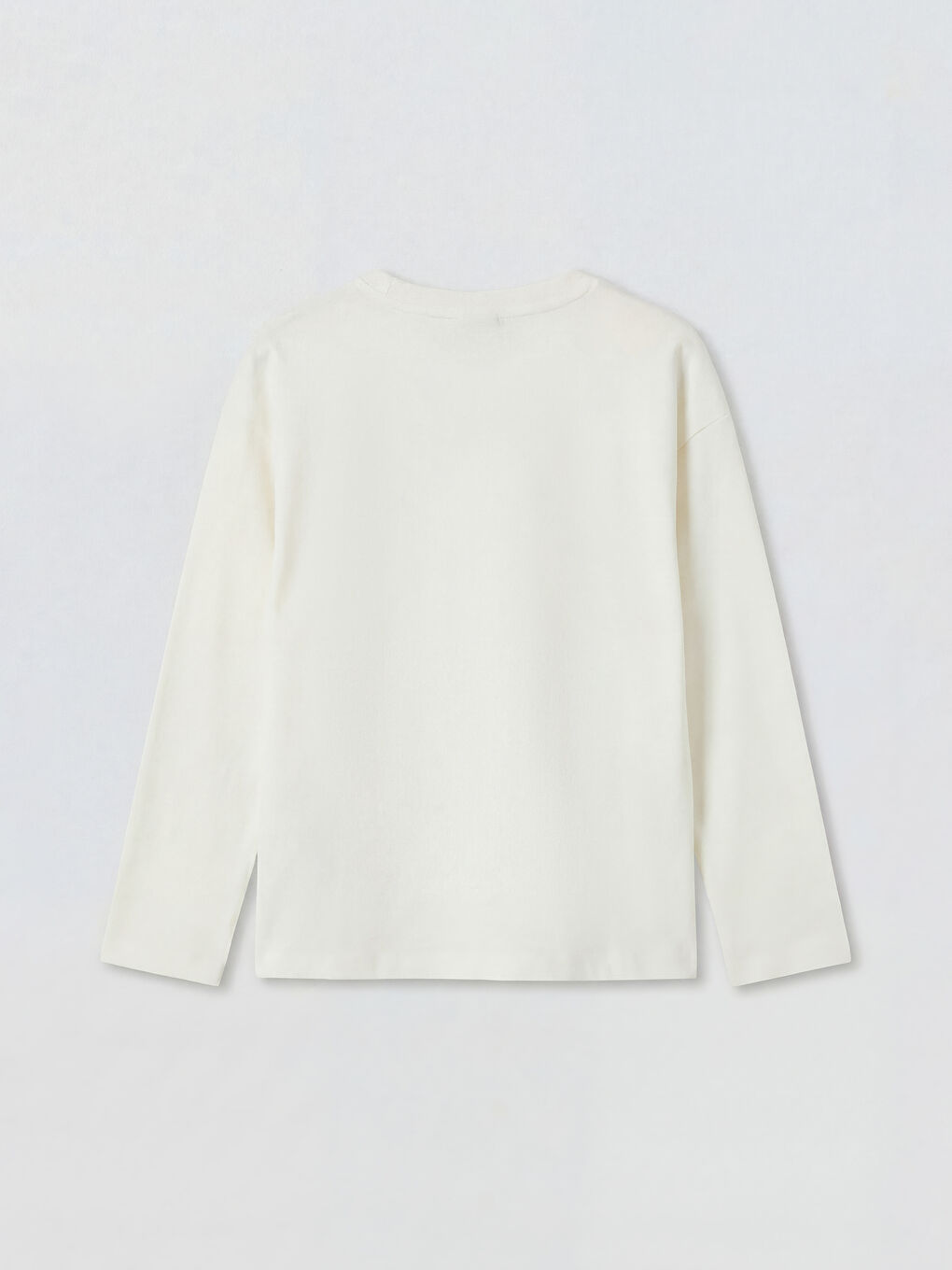 Ekru Baskılı Kız Çocuk Pijama Takım-2