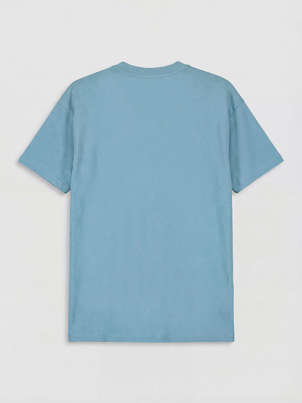 Mavi Bisiklet Yaka Baskılı Erkek Çocuk Tişört-1