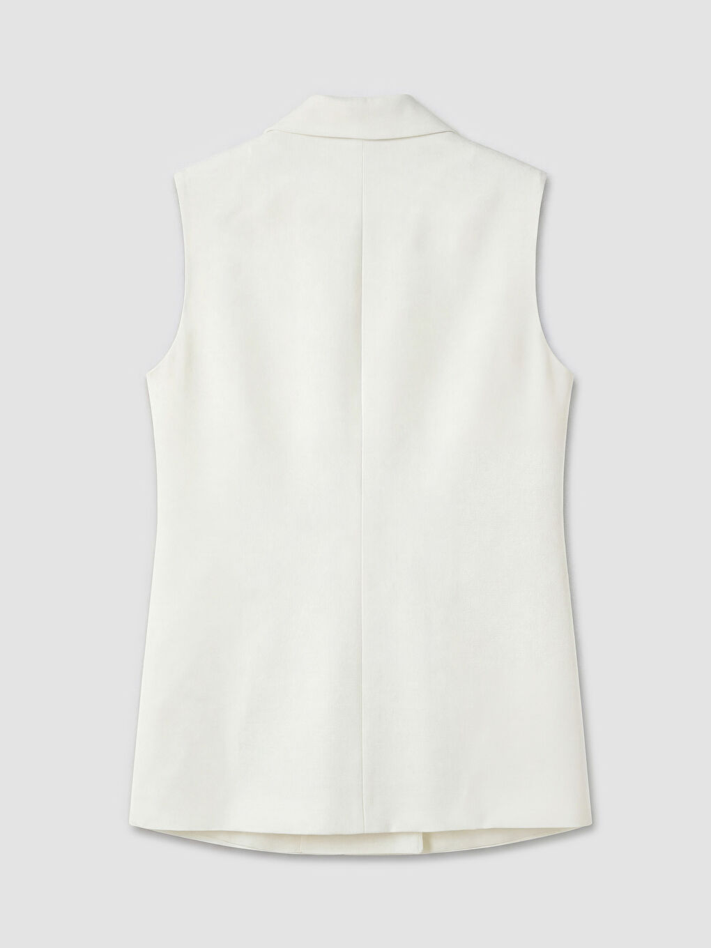 Ekru Kruvaze Yaka Kadın Klasik Yelek-1