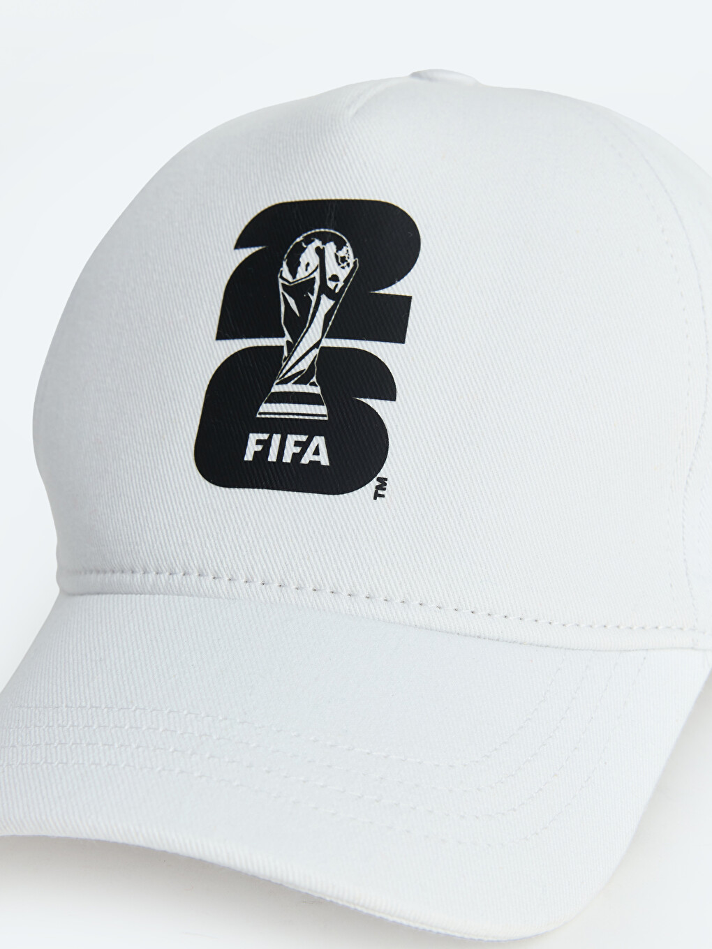 Beyaz FIFA Baskılı Erkek Çocuk Kep Şapka-2