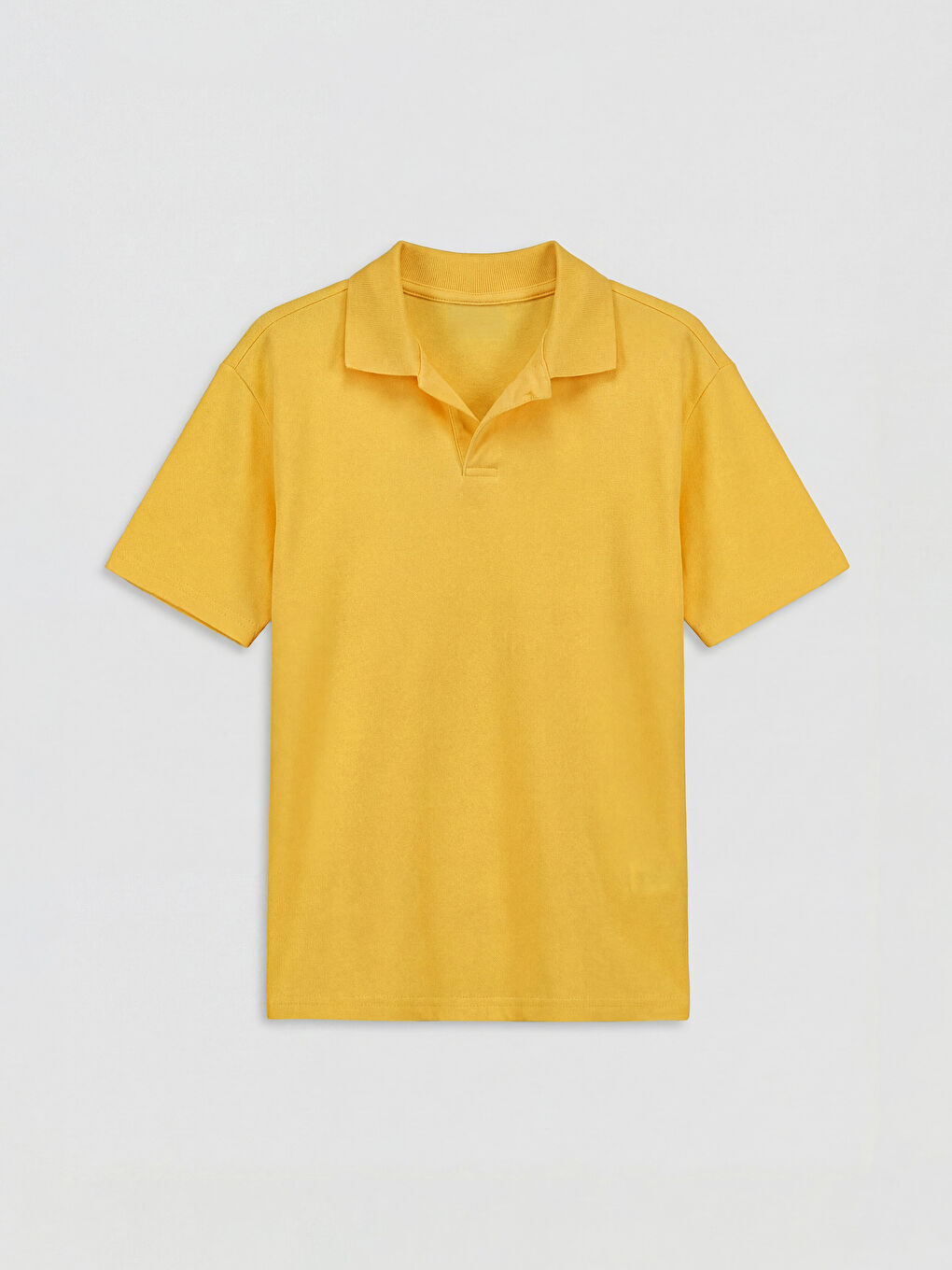 Turuncu Polo Yaka Erkek Çocuk Tişört