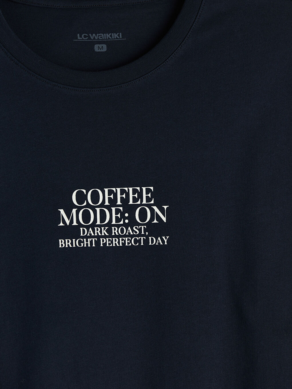 Lacivert Standart Kalıp Baskılı Erkek Pijama Takım-2