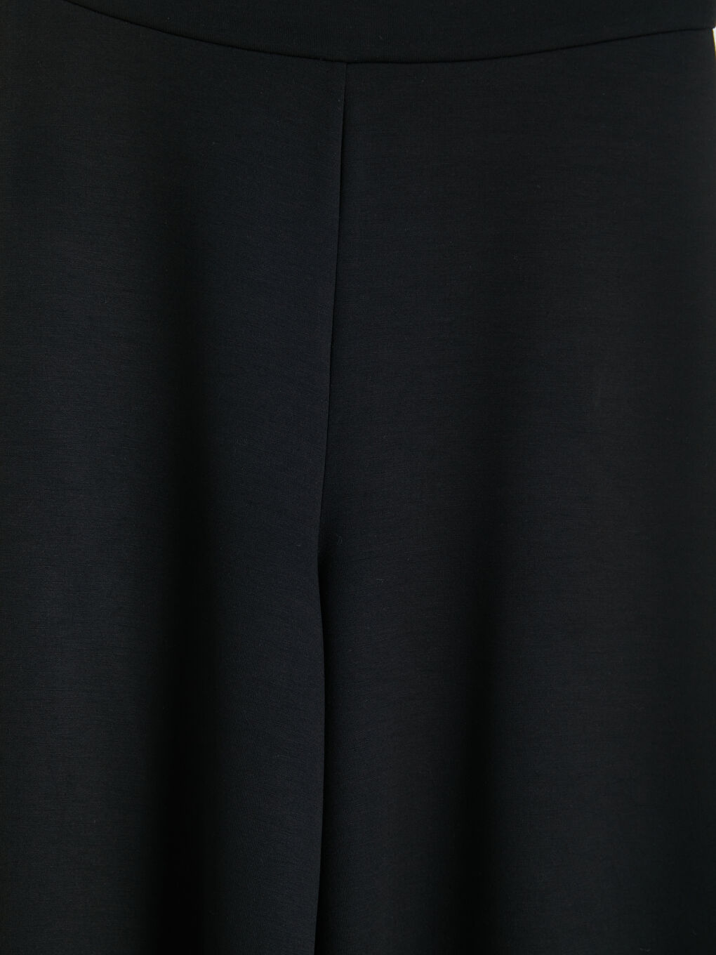 Siyah Beli Lastikli Soft Touch Kadın Eşofman Altı-2