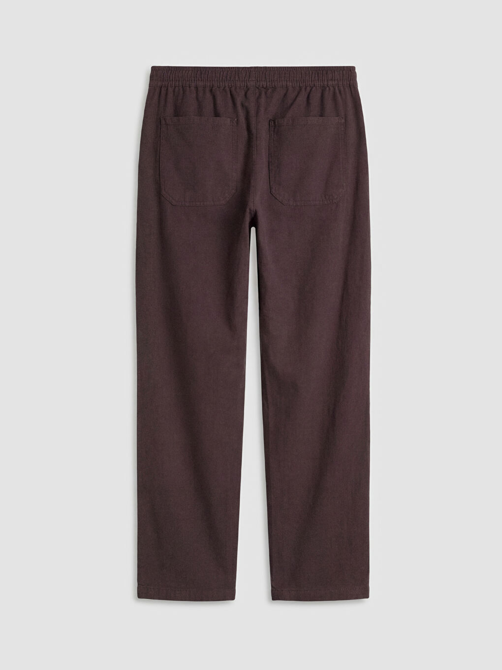 Kahverengi Standart Kalıp Erkek Pantolon-1