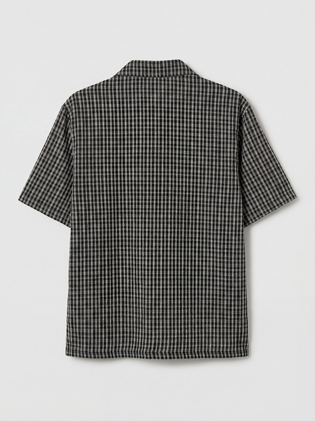 Relax Fit Gingham Patterned Men's Shirt-5