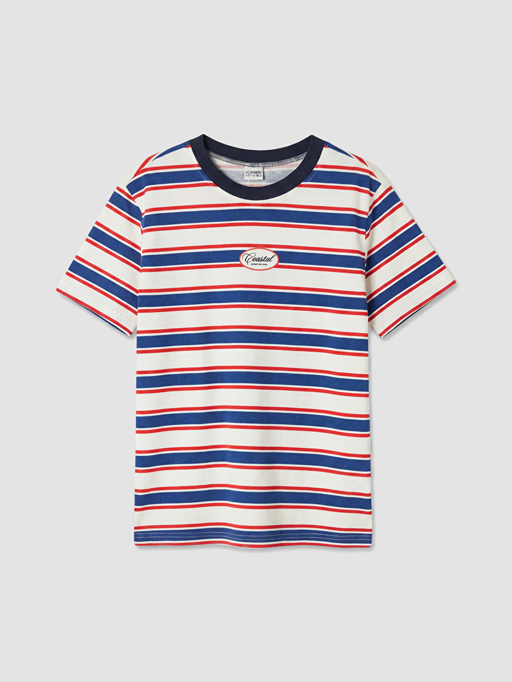 Kırmızı Çizgili Erkek Çocuk Şortlu Takım-1