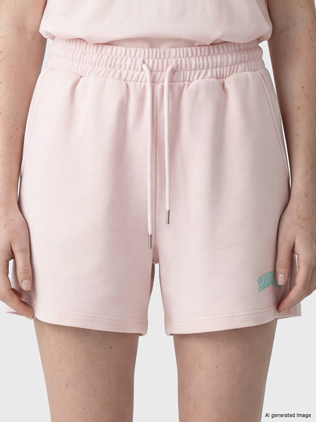 Elastic Waist Hawaii Printed Women's Shorts-2