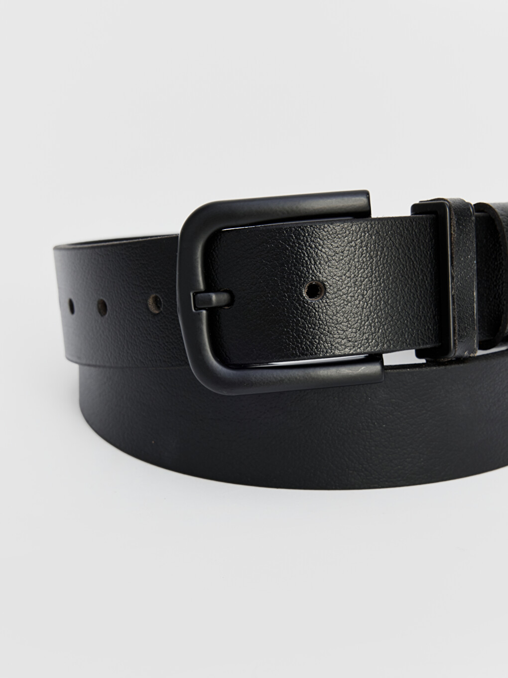 Faux Leather Men's Belt-1