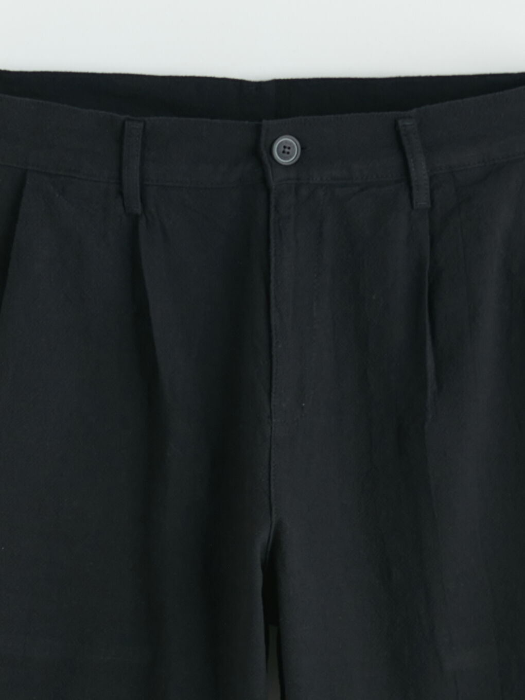 Siyah Standart Kalıp Erkek Şort-2