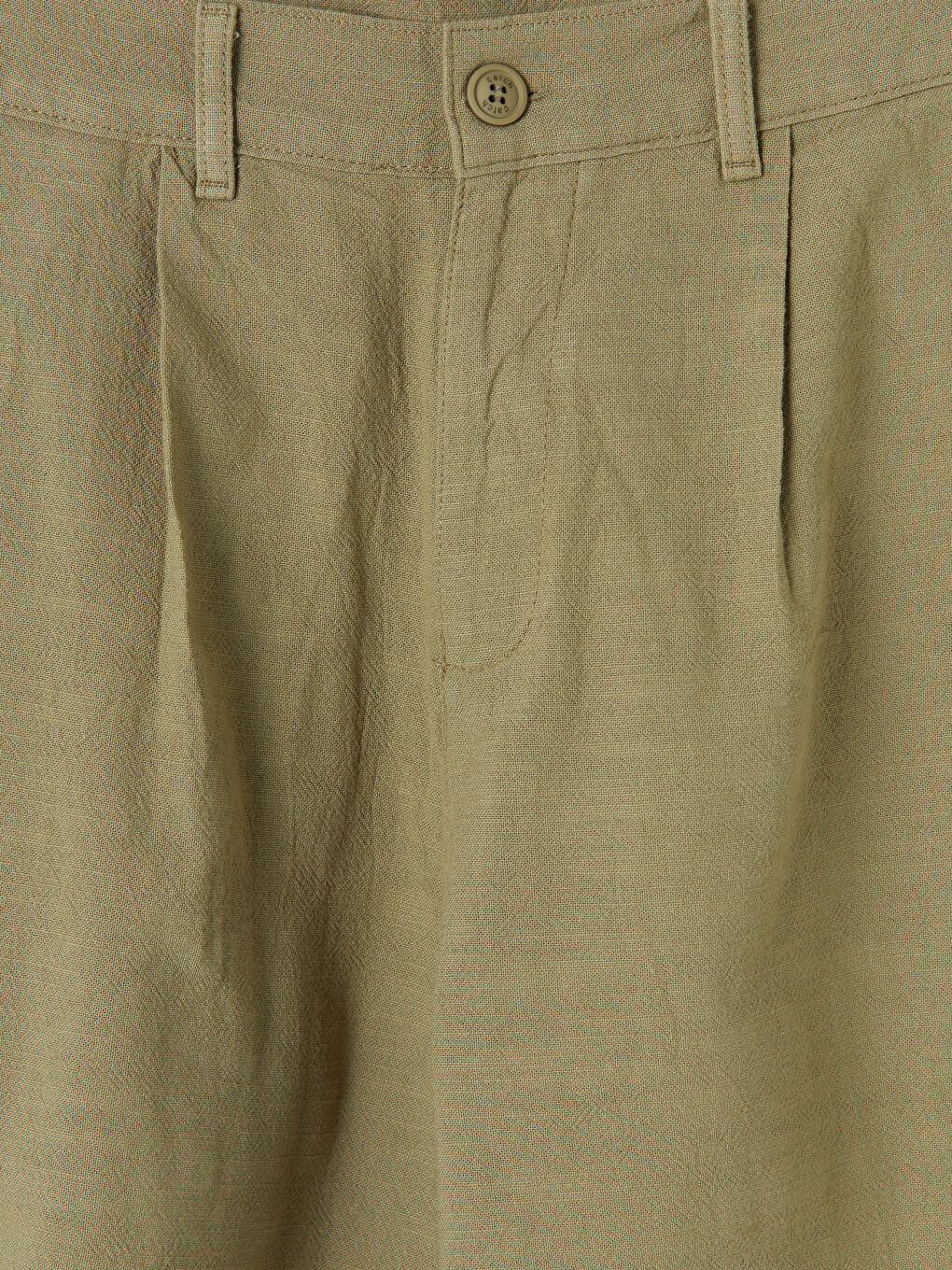 Haki Regular Fit Erkek Şort-5