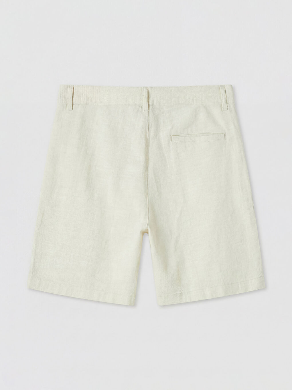 Ekru Regular Fit Erkek Şort-5