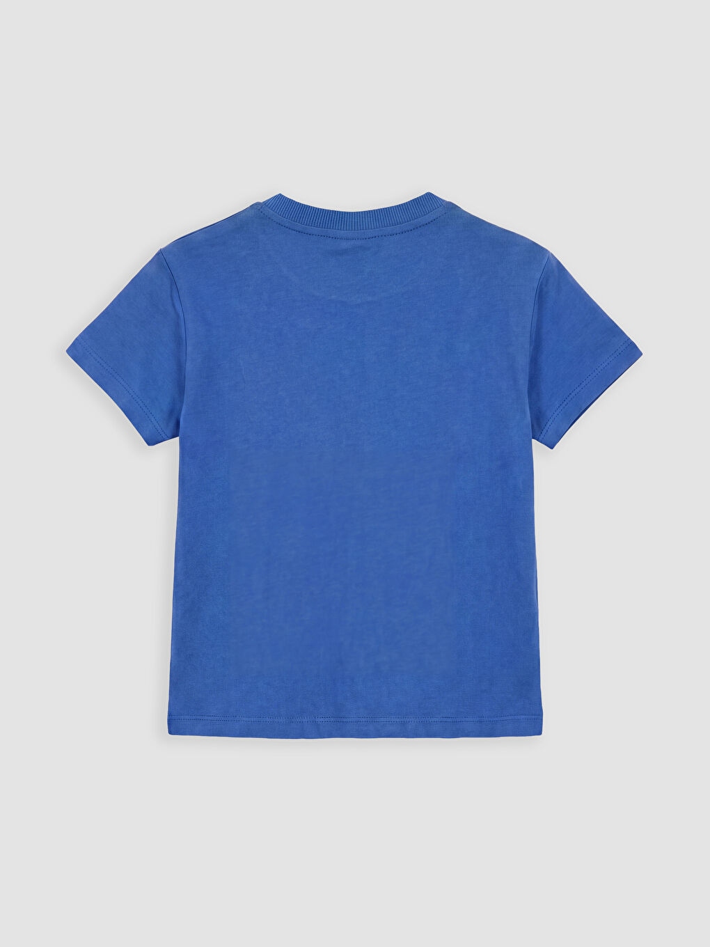 Mavi Baskılı Erkek Bebek Şortlu Takım-2
