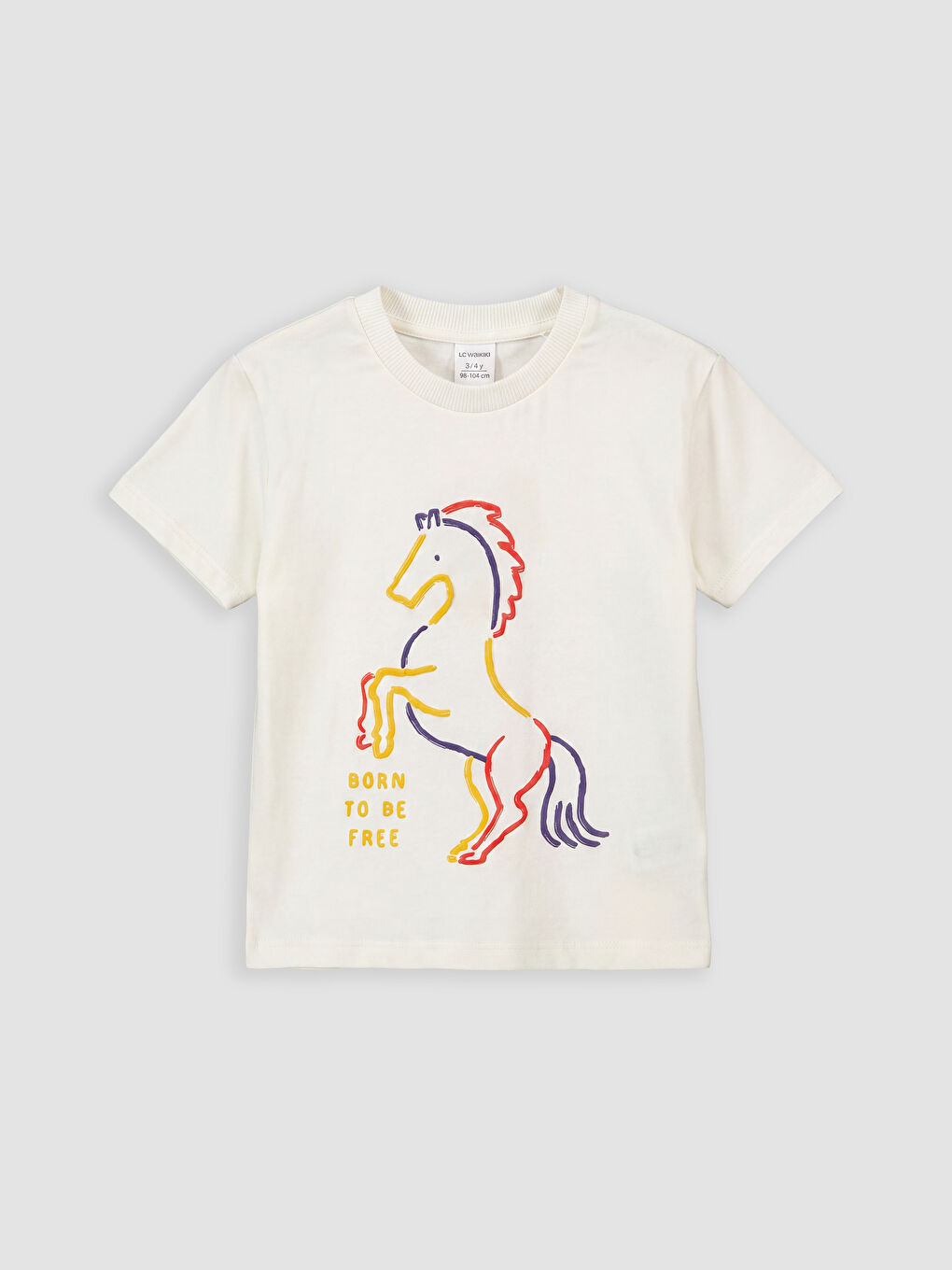 Ekru Erkek Bebek Tişört ve Pantolon Takım-1