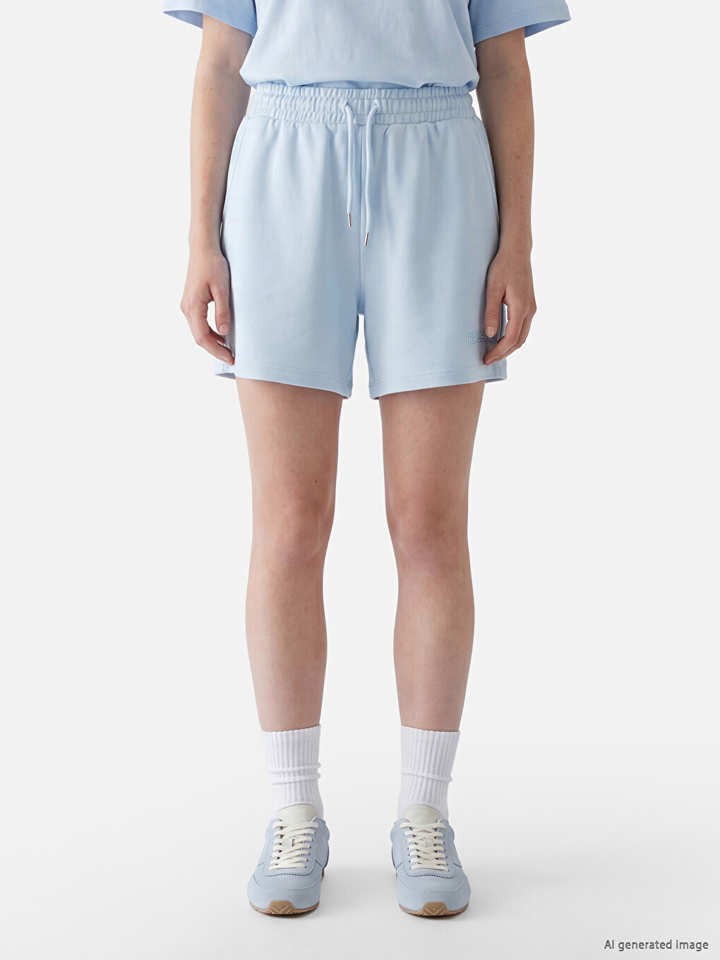 Elastic Waist Palermo Printed Women's Shorts-1