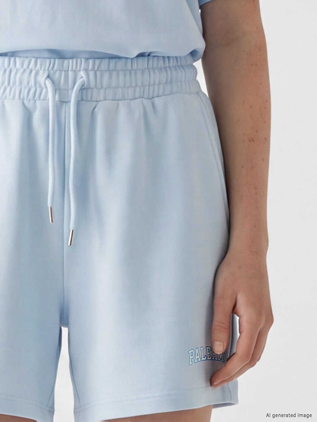 Elastic Waist Palermo Printed Women's Shorts-2