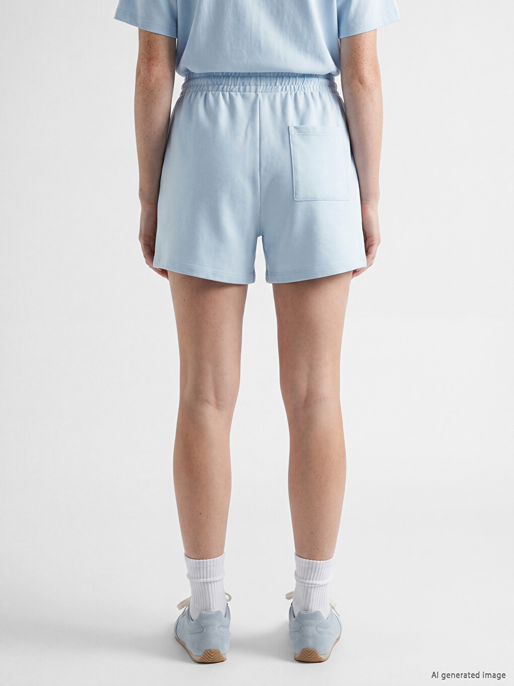 Elastic Waist Palermo Printed Women's Shorts-3