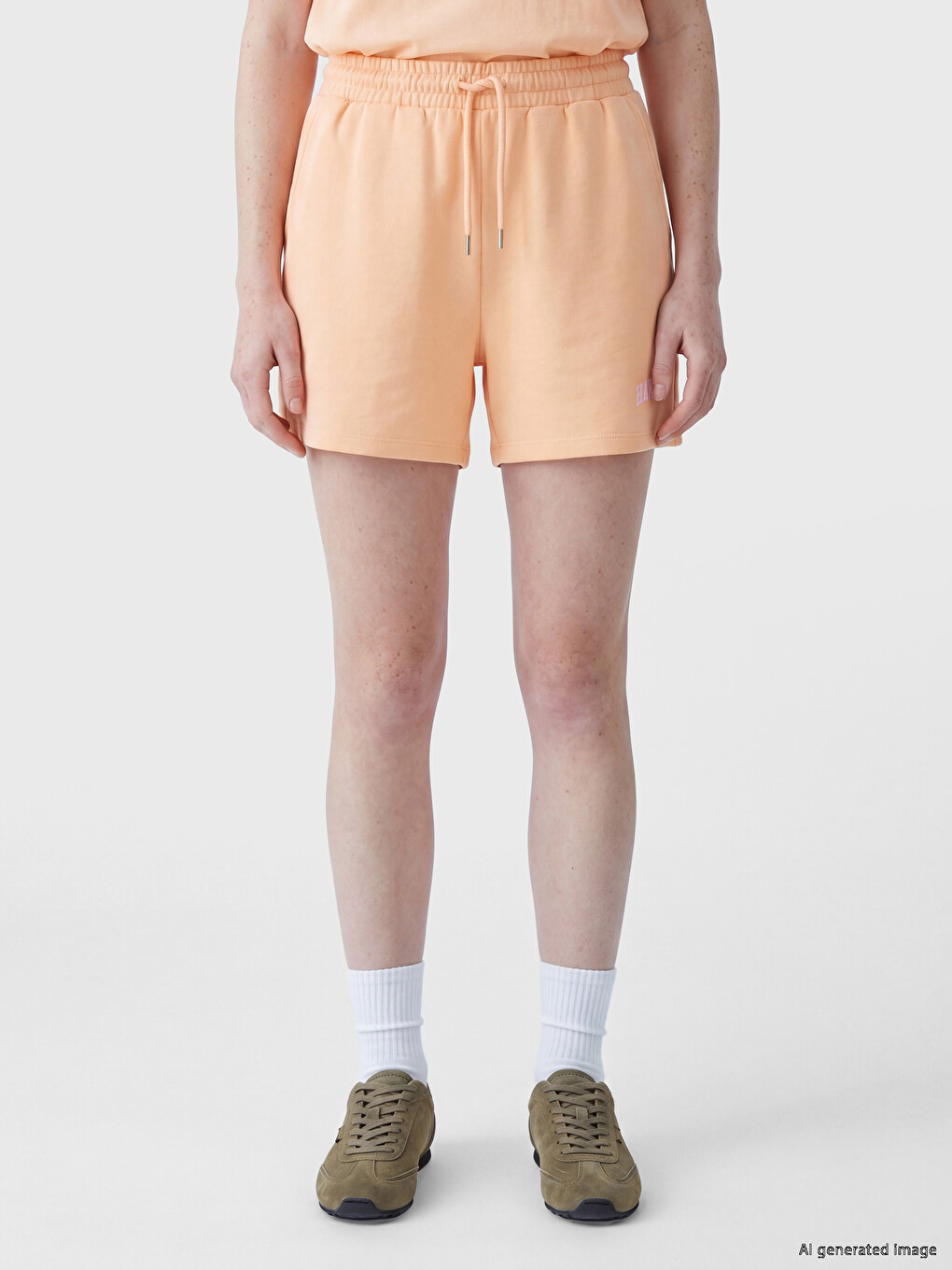Woman Coral Shorts-1
