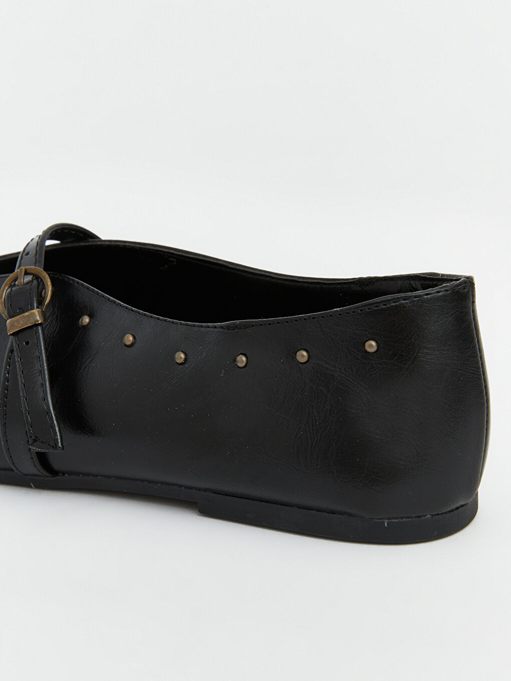 Siyah Sivri Burunlu Kadın Babet-4