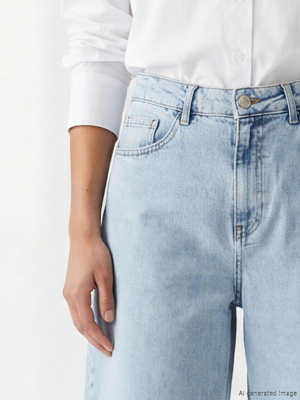 Bermuda Fit Women's Jean Shorts-2