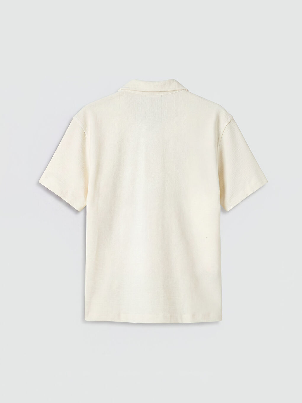 Ekru Baskılı Erkek Çocuk Gömlek-1