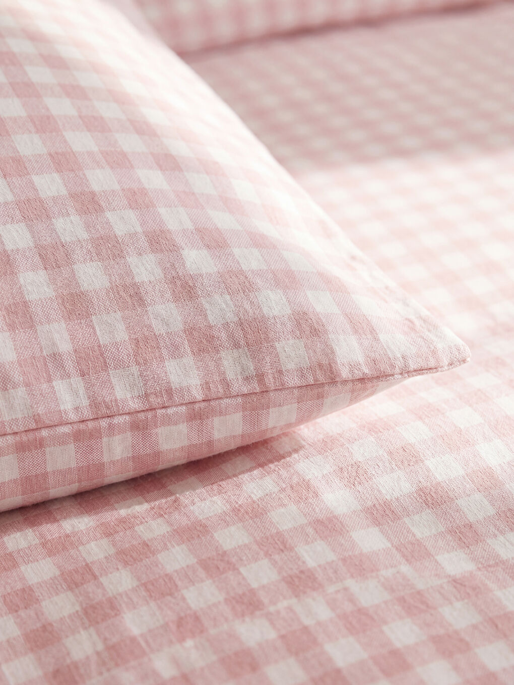 Plaid Double Duvet Cover Set-1