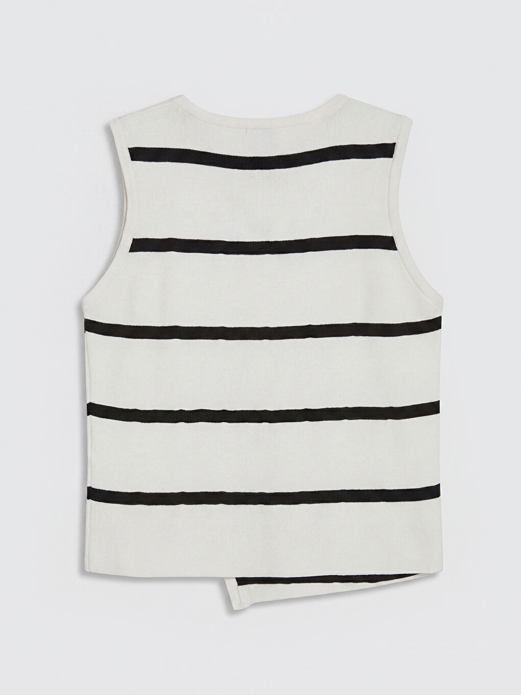 Ekru Bisiklet Yaka Kız Çocuk Triko Süveter-1