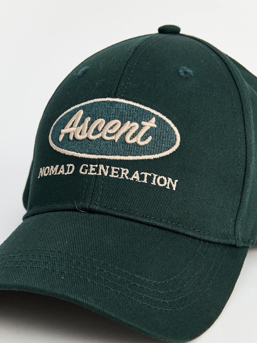 Text Embroidered Men's Baseball Cap-1