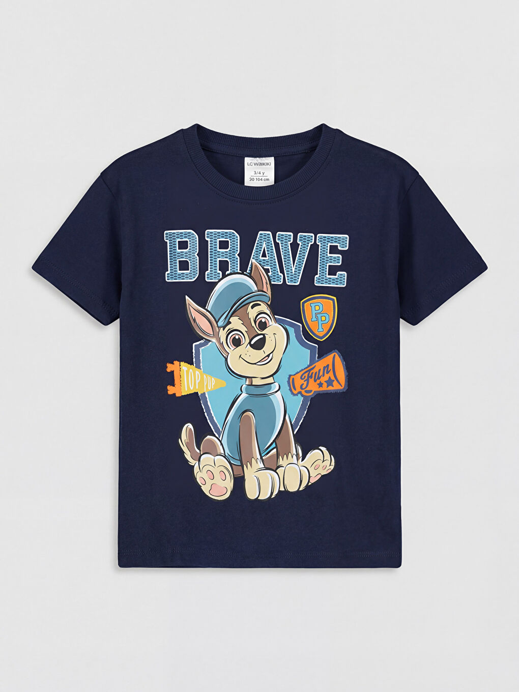 Lacivert Paw Patrol Baskılı Erkek Çocuk Tişört