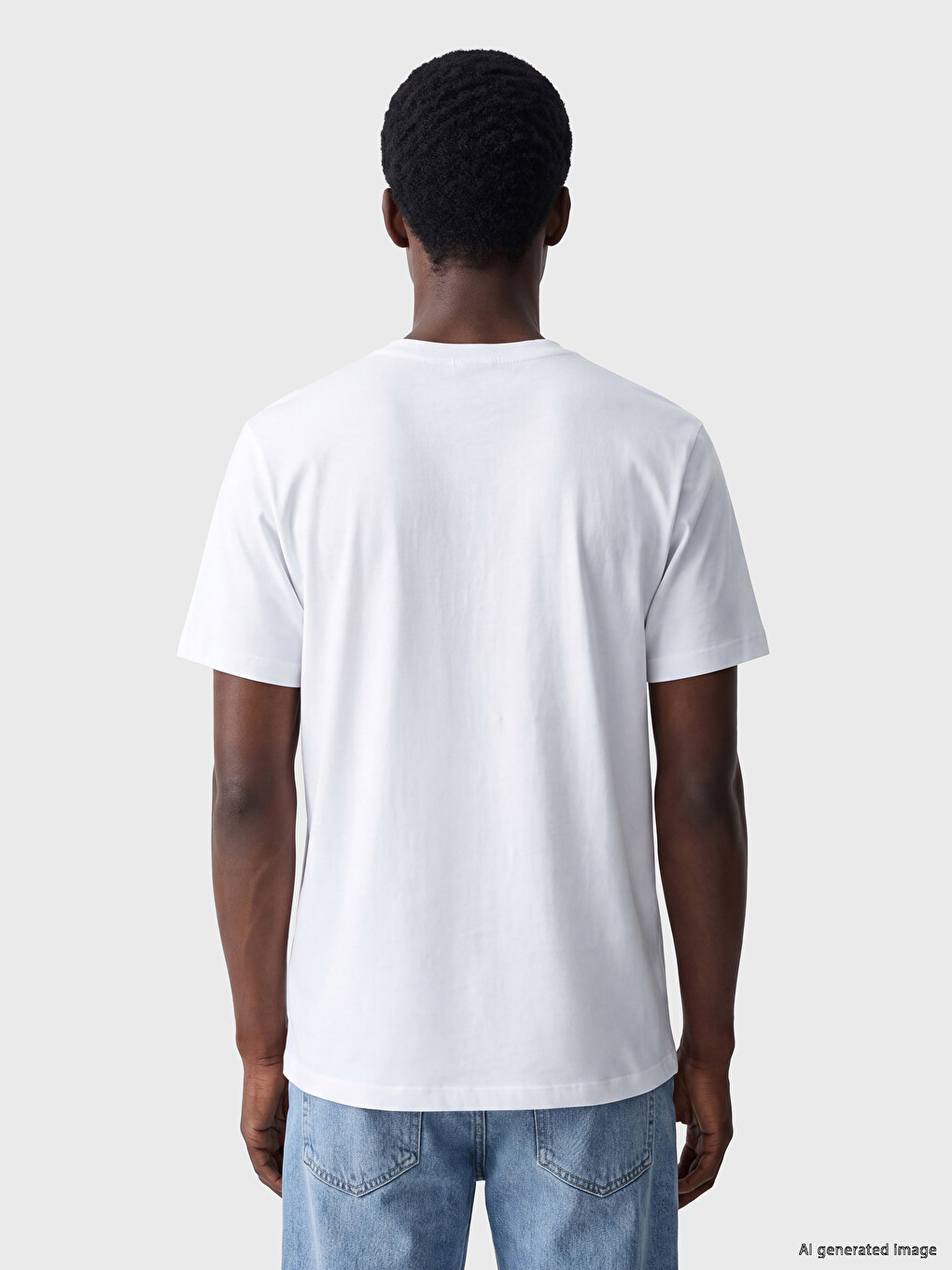 Slim Fit Stretch Basic Men's T-Shirt 3-Pack-3