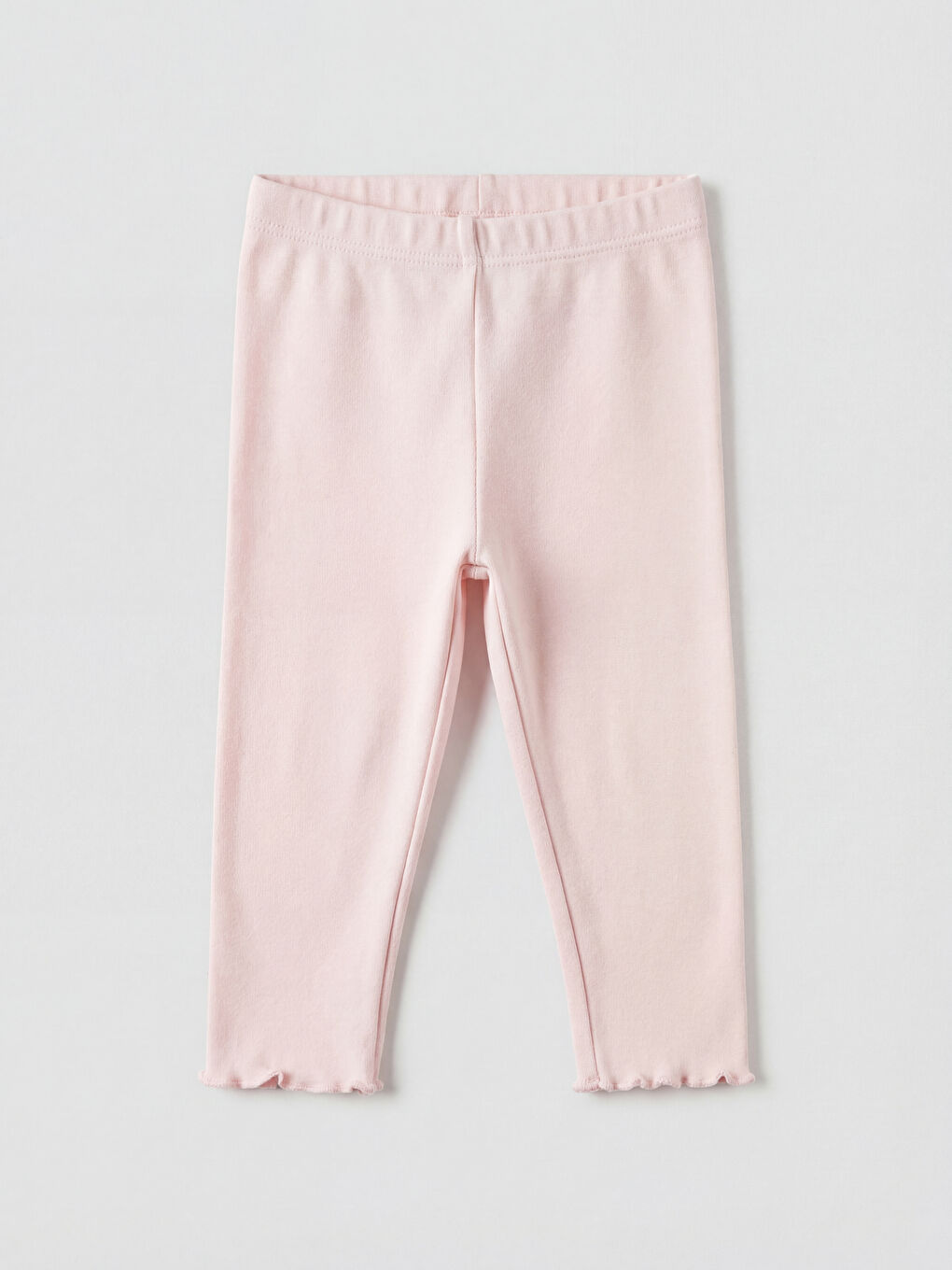 Ekru Çiçekli Kız Bebek Çıtçıtlı Body ve Tayt-4