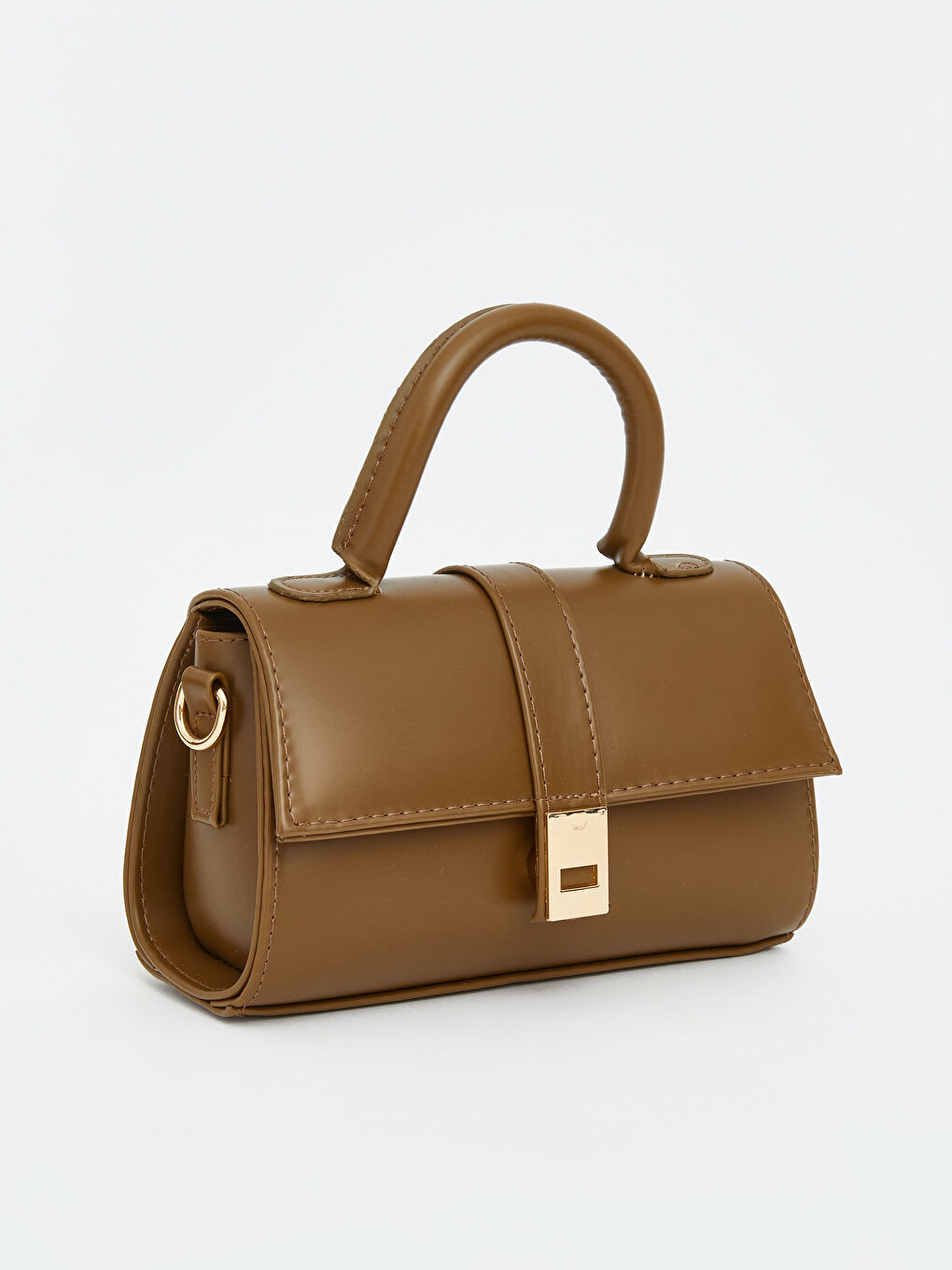 Yeşil Deri Görünümlü Kadın Omuz Çantası-2