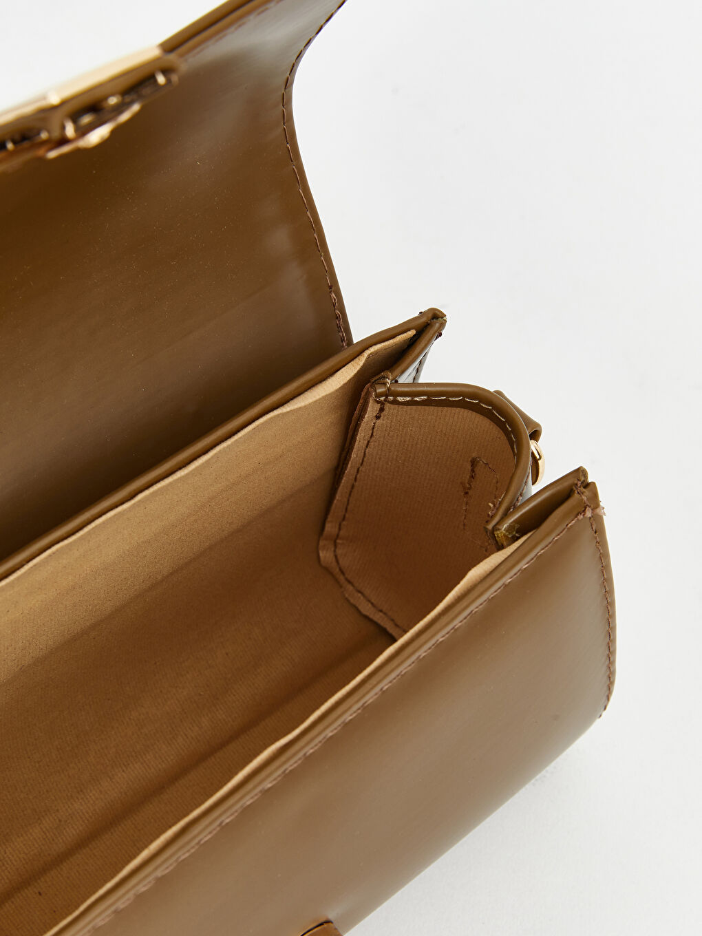 Yeşil Deri Görünümlü Kadın Omuz Çantası-4