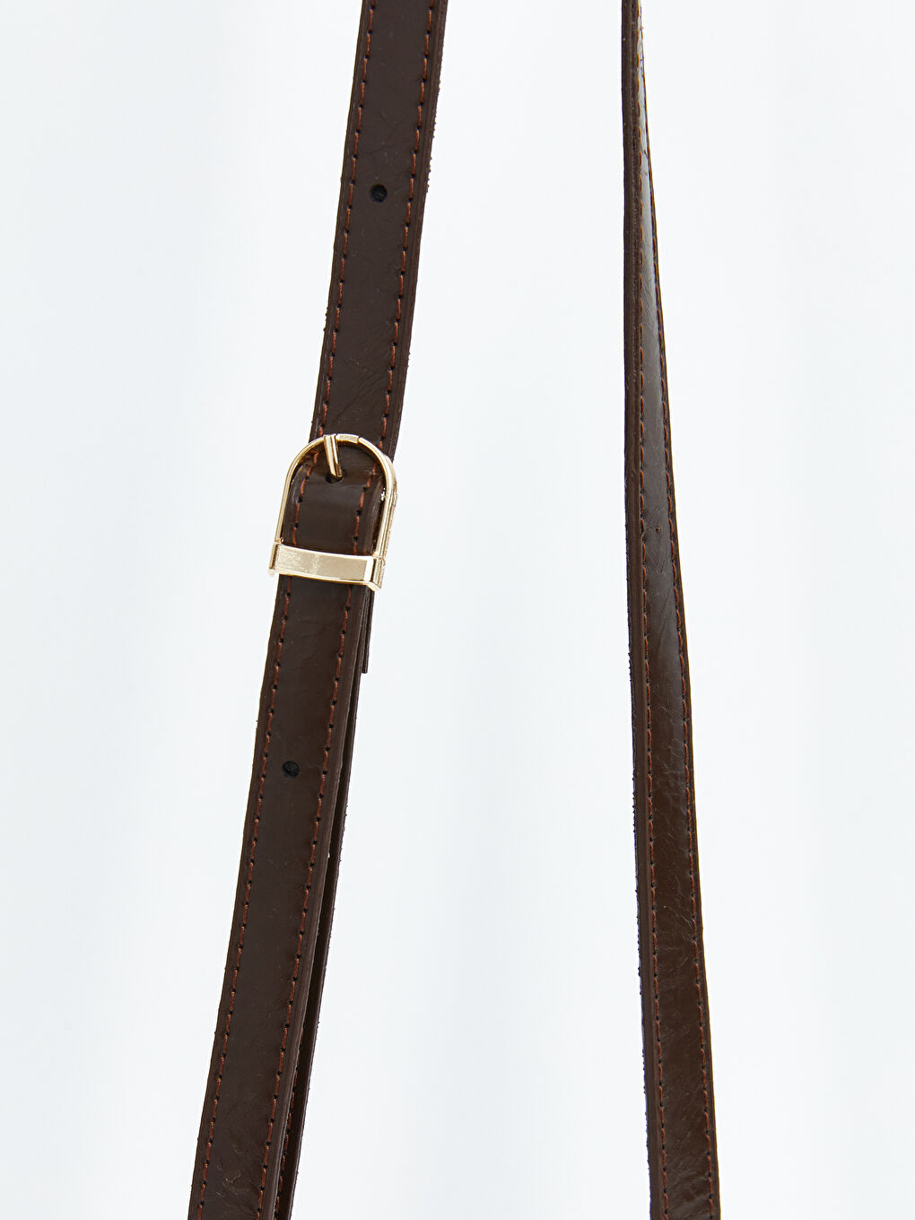 Kahverengi Deri Görünümlü Kadın Omuz Çantası-4