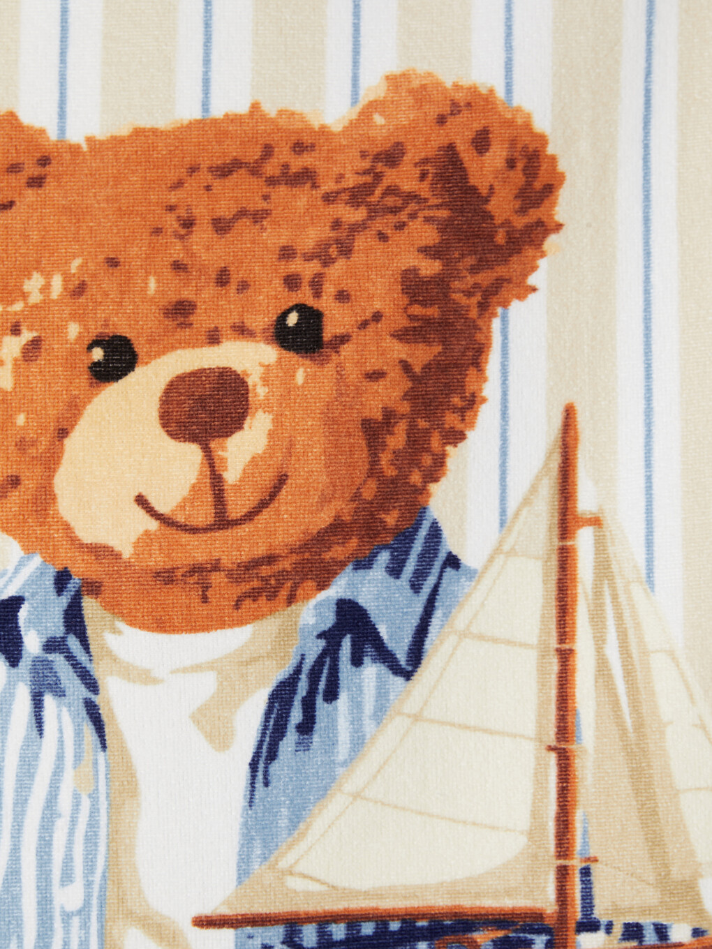Karışık Ayı Teddy Baskılı Plaj Havlusu 70x150 cm-2