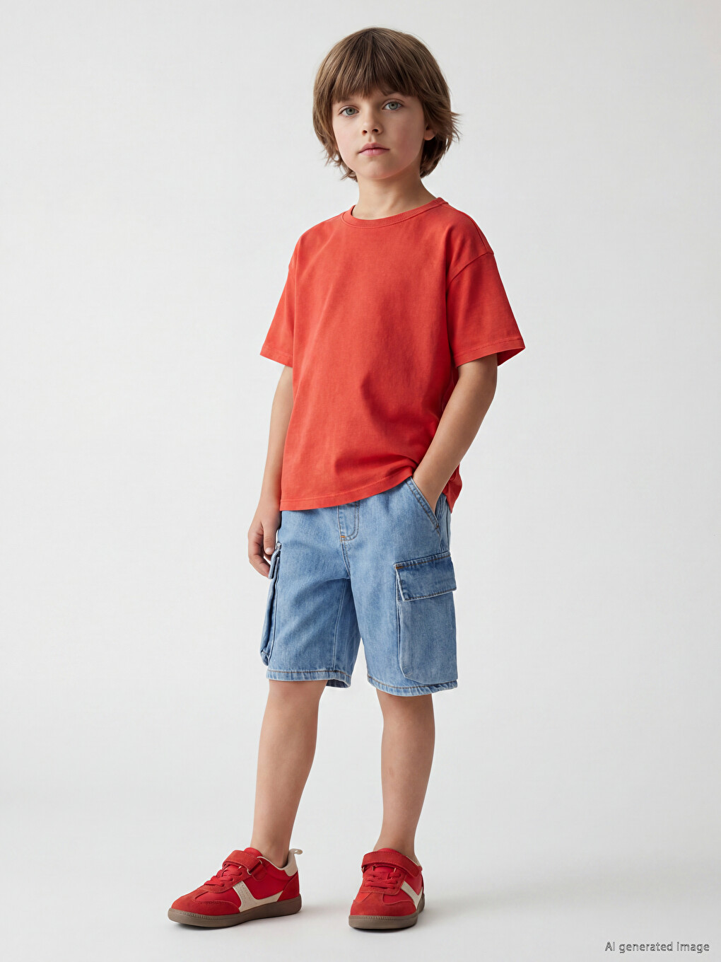 T-shirt I Lirshëm Me Jakë Të Rrumbullakët Për Djem