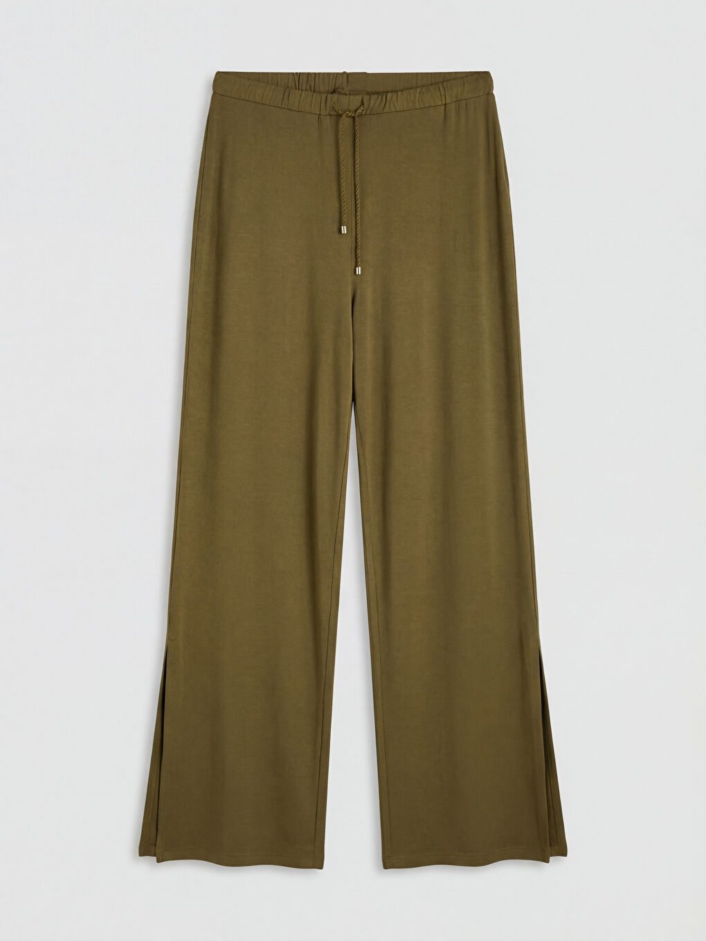 Kahverengi Bisiklet Yaka Kadın Pijama Takım-8