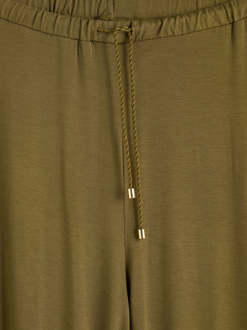 Kahverengi Bisiklet Yaka Kadın Pijama Takım-11