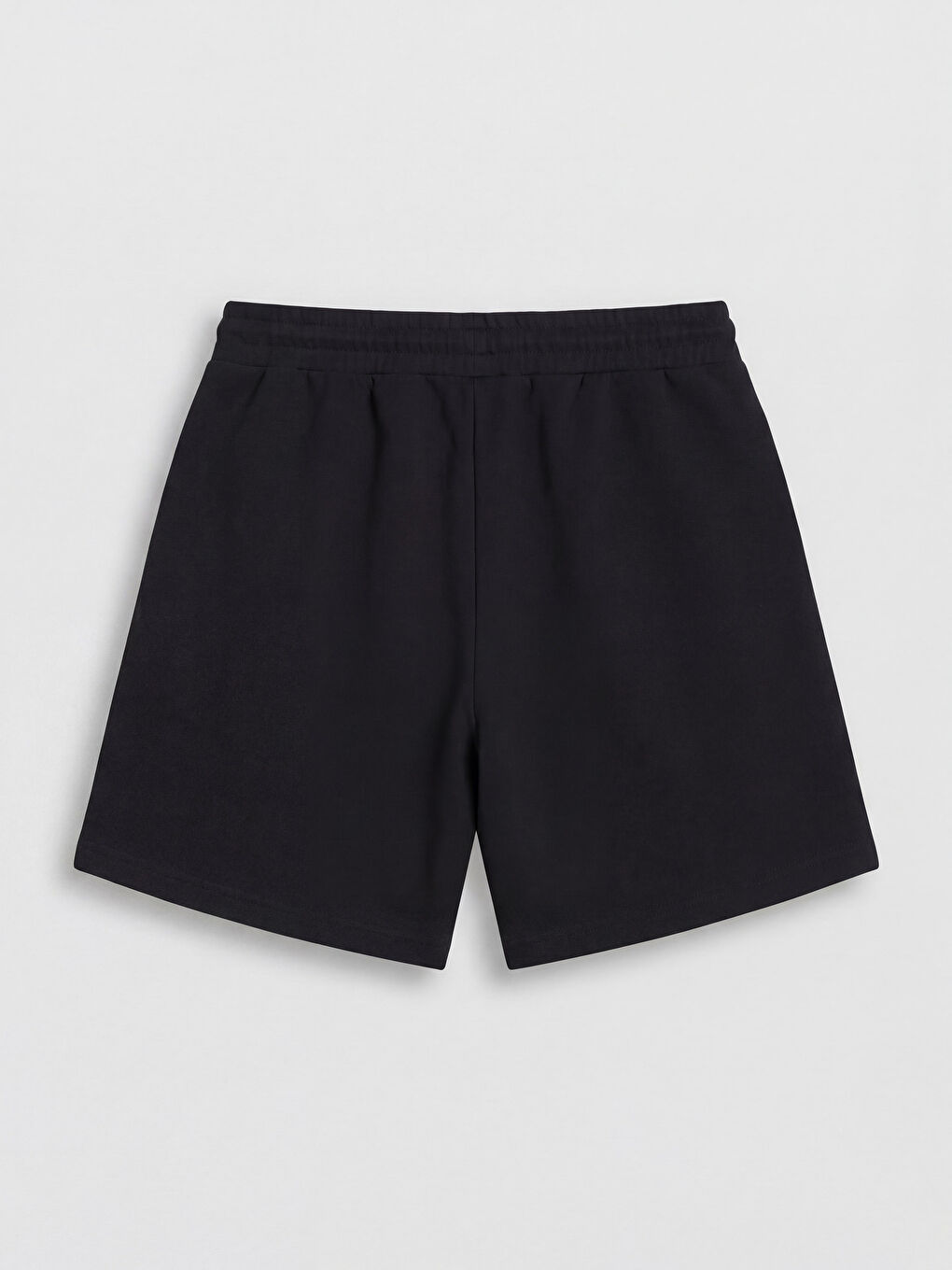 Siyah Loose Fit Erkek Spor Şort-1