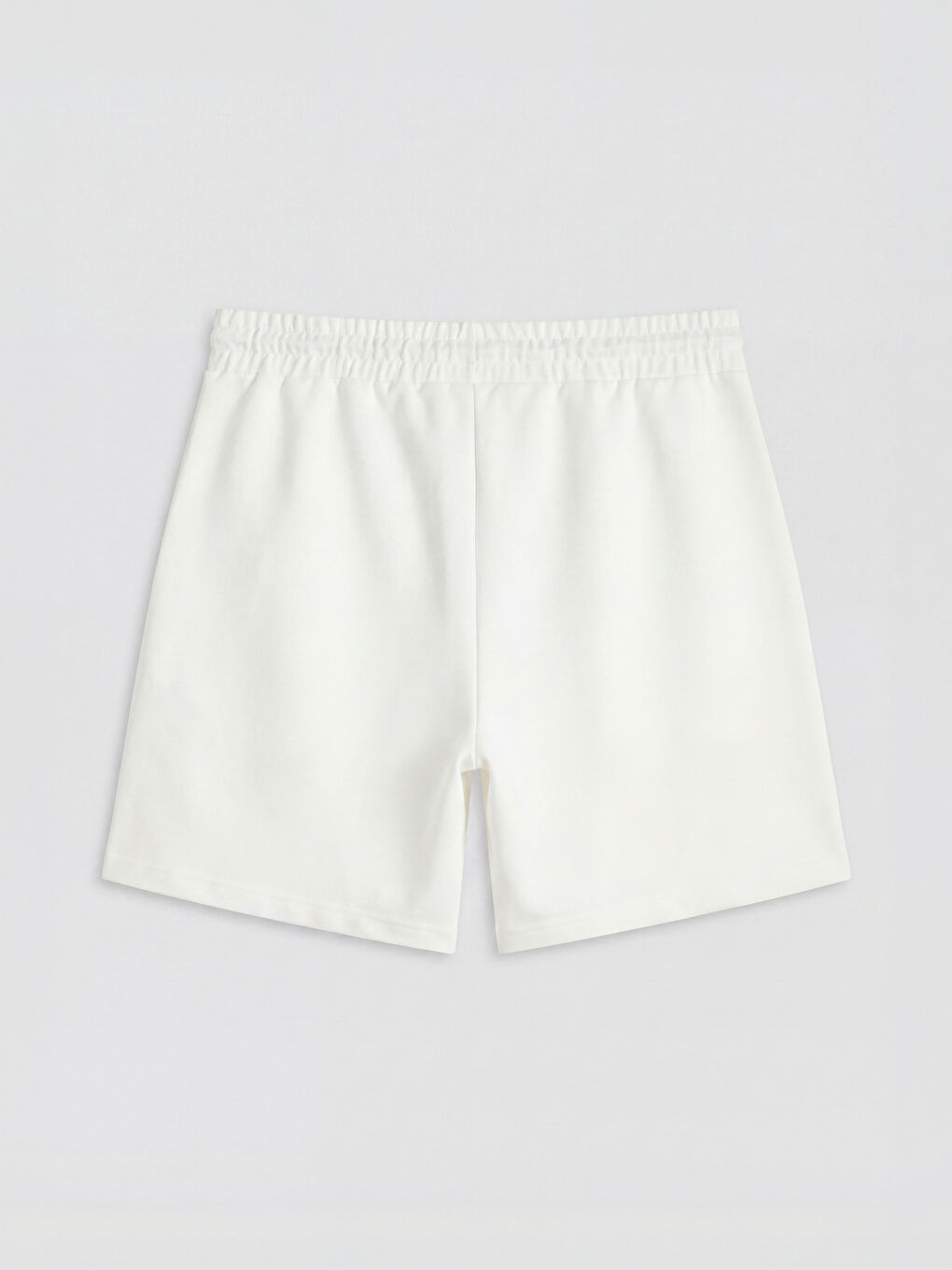 Ekru Loose Fit Erkek Spor Şort-1