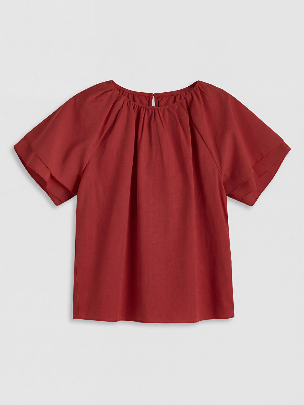 Kırmızı Kız Çocuk Pantolonlu Takım-1