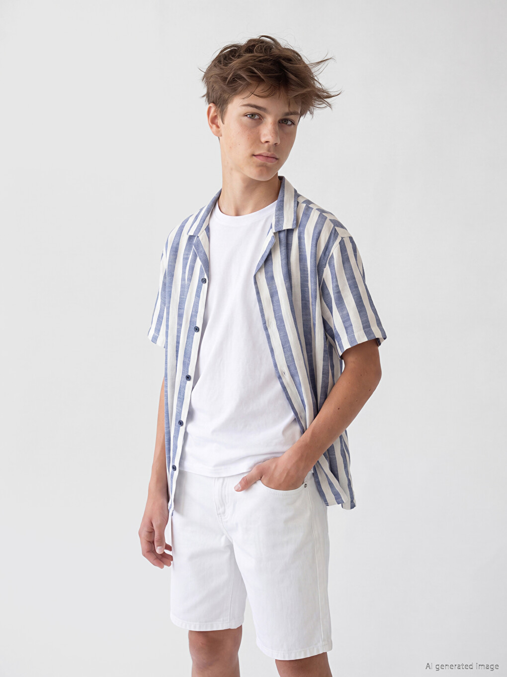 Striped Boys' Shirt