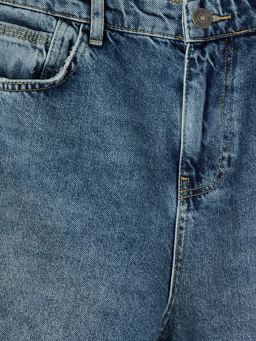 İndigo Baggy Fit Erkek Jean Pantolon-2