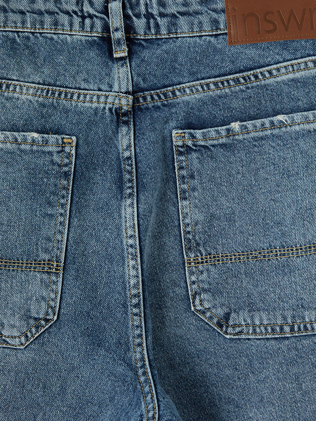 İndigo Baggy Fit Erkek Jean Pantolon-3