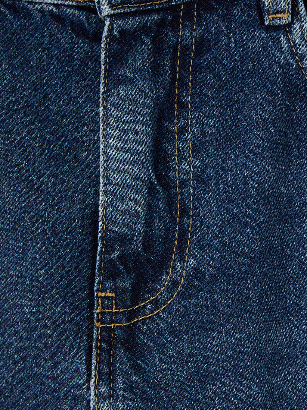 İndigo Baggy Fit Erkek Jean Pantolon-2