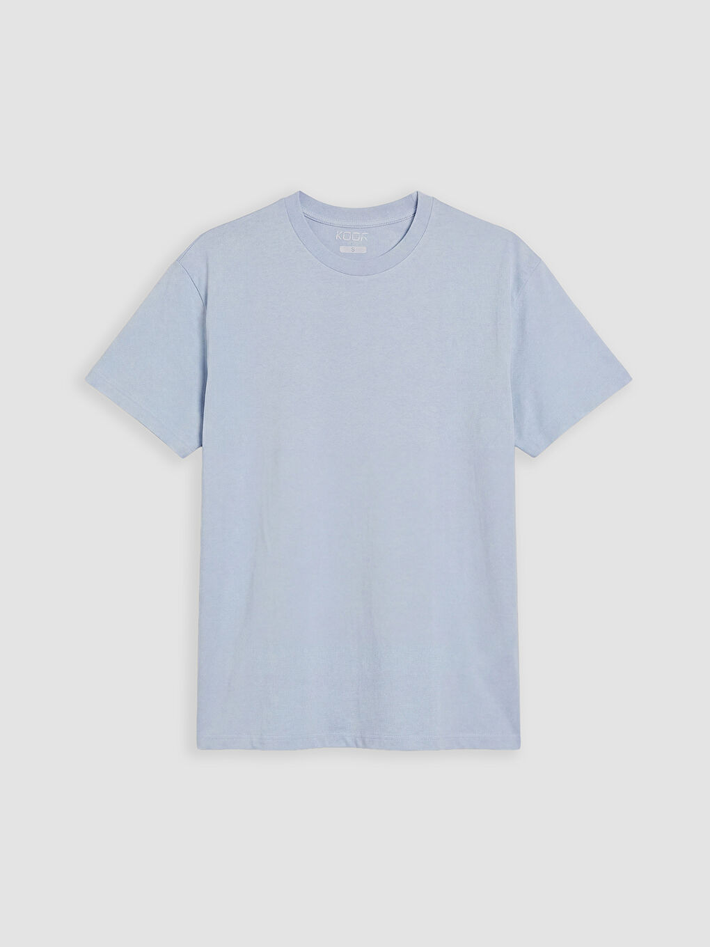 Mavi Baskılı Oversize Kadın Spor Tişört